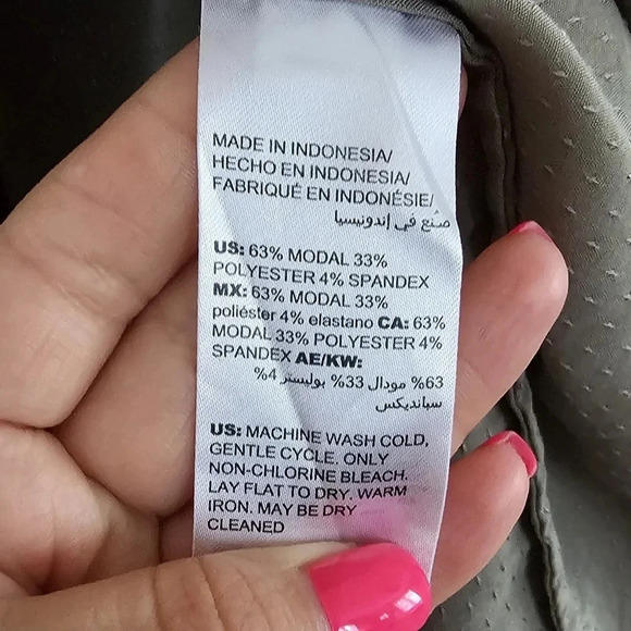 CHICO'S WOMEN SIZE  4 OLIVE GREEN SHIRT - Picture 4 of 8